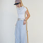 【BEST】Slim Shirring Top (charcoal)