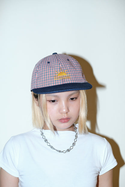Sunshine Checker Camp Cap