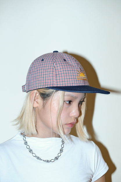 Sunshine Checker Camp Cap