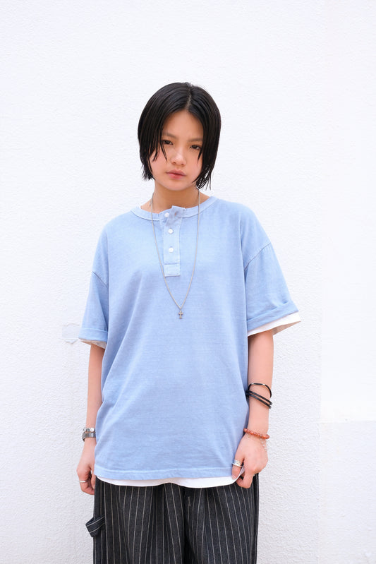 Pigment Dyed Henley (sora)