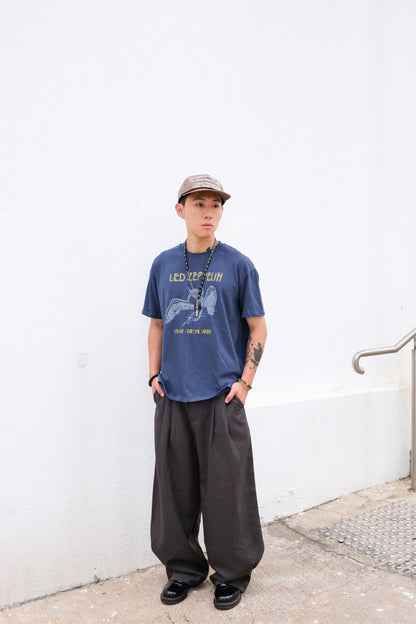 Leen Stripe Slack (navy)