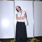 Double Frill Wide Pants (black)