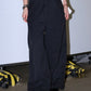 Double Frill Wide Pants (black)