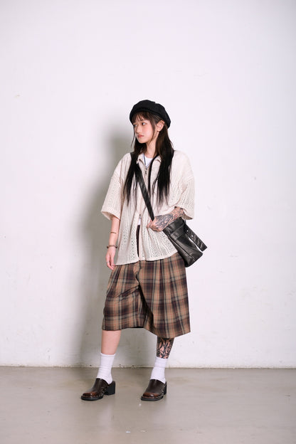 Leather Belt 2way Bag