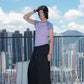 Silket Soft Raglan Top (brown)
