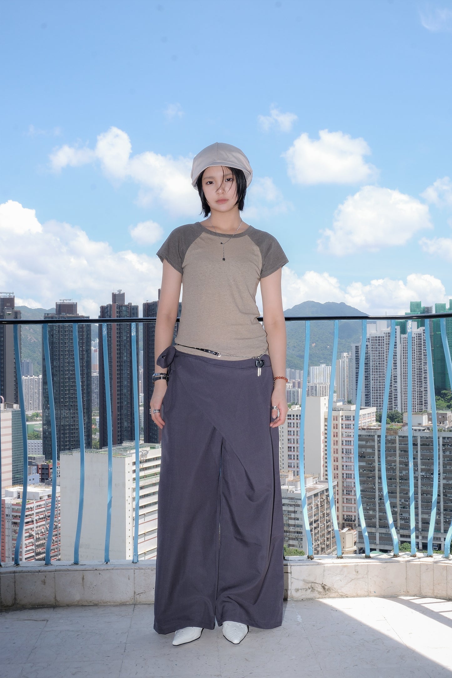 Wrapping Skirt Pants (3colors)