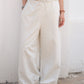 Double Frill Wide Pants (ivory)