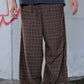 Comfy Checker Pants (brown)