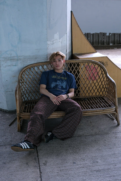 Comfy Checker Pants (brown)