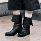 Two-Way Buckle Boots