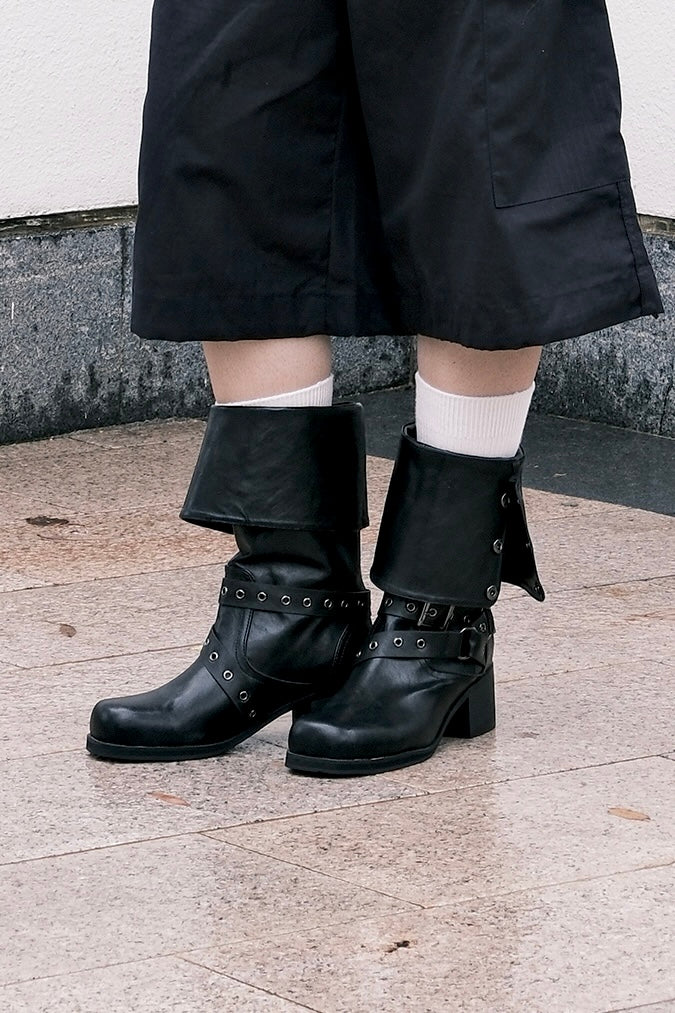 Two-Way Buckle Boots