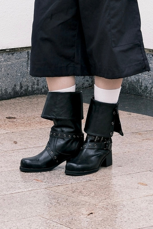 Two-Way Buckle Boots
