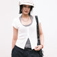 Mesh Button Cardigan (ivory)
