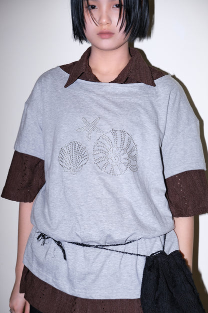 Seashell Beads Off Shoulder
