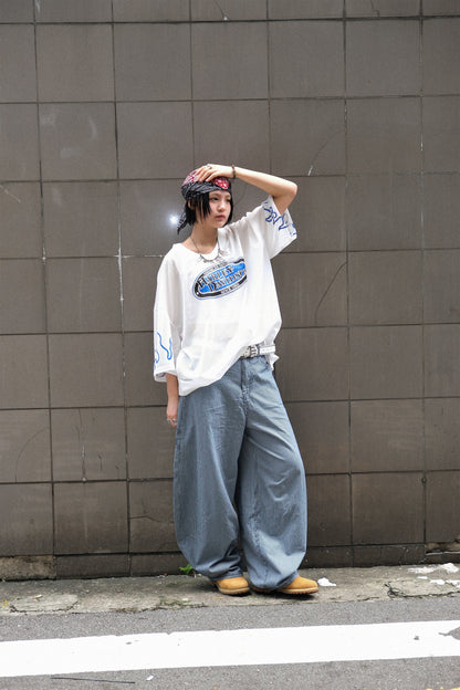Summer Stripe Wide Pants