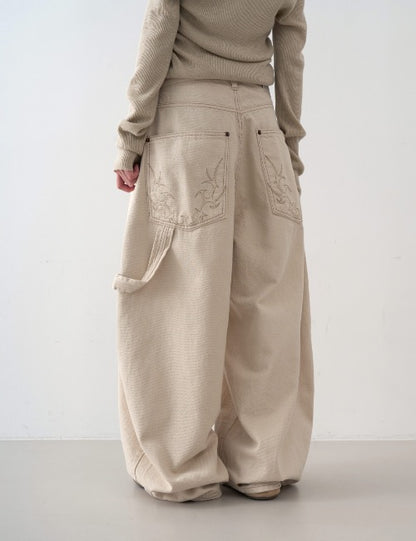 Back Tribal Carpenter Pants (3colors)