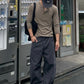 Back Pocket Belt Jeans (blue)