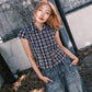 (W) Nue Checked Blouse (3color)