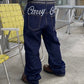 Back Stitched Jeans