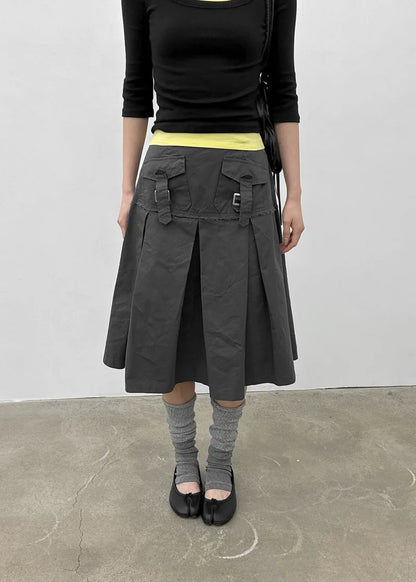Kurat Pocket Skirt (2colors)
