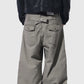Back Pocket Belt Jeans (blue)
