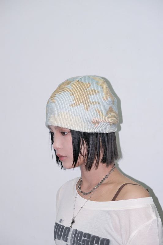 Angel Cat Printed Beanie