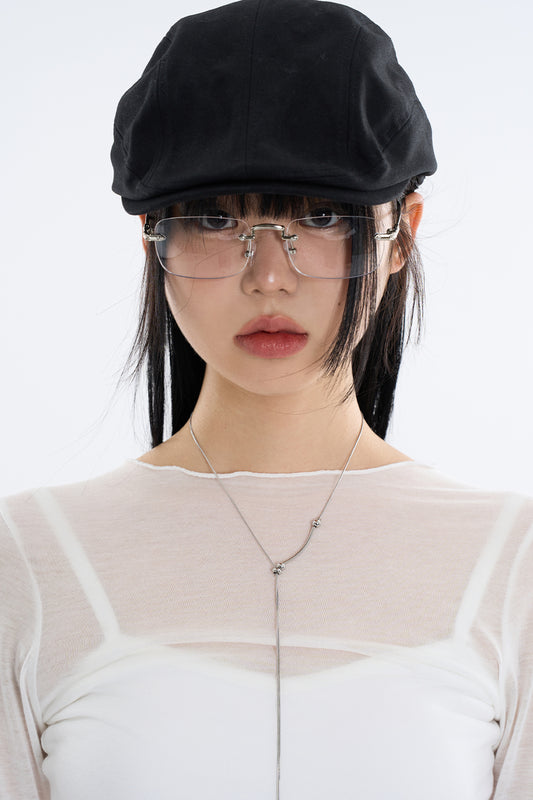 Com Square Rimless Glasses (unisex)