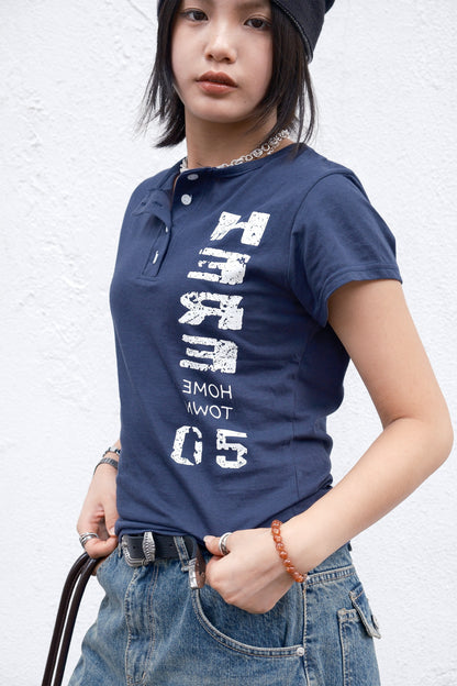 Kussyoung Henley Top (white)