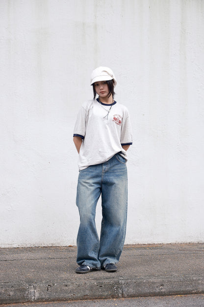 College Ringer Tee (grey)