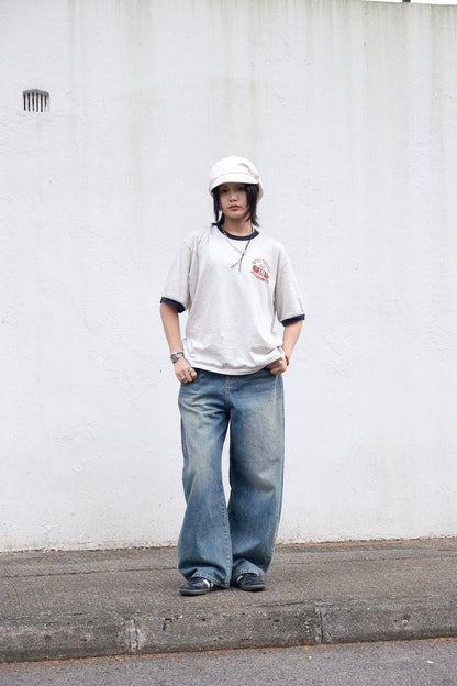 College Ringer Tee (grey)