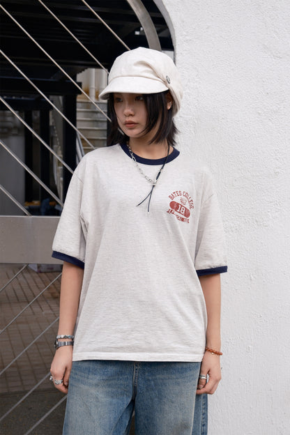 College Ringer Tee (grey)