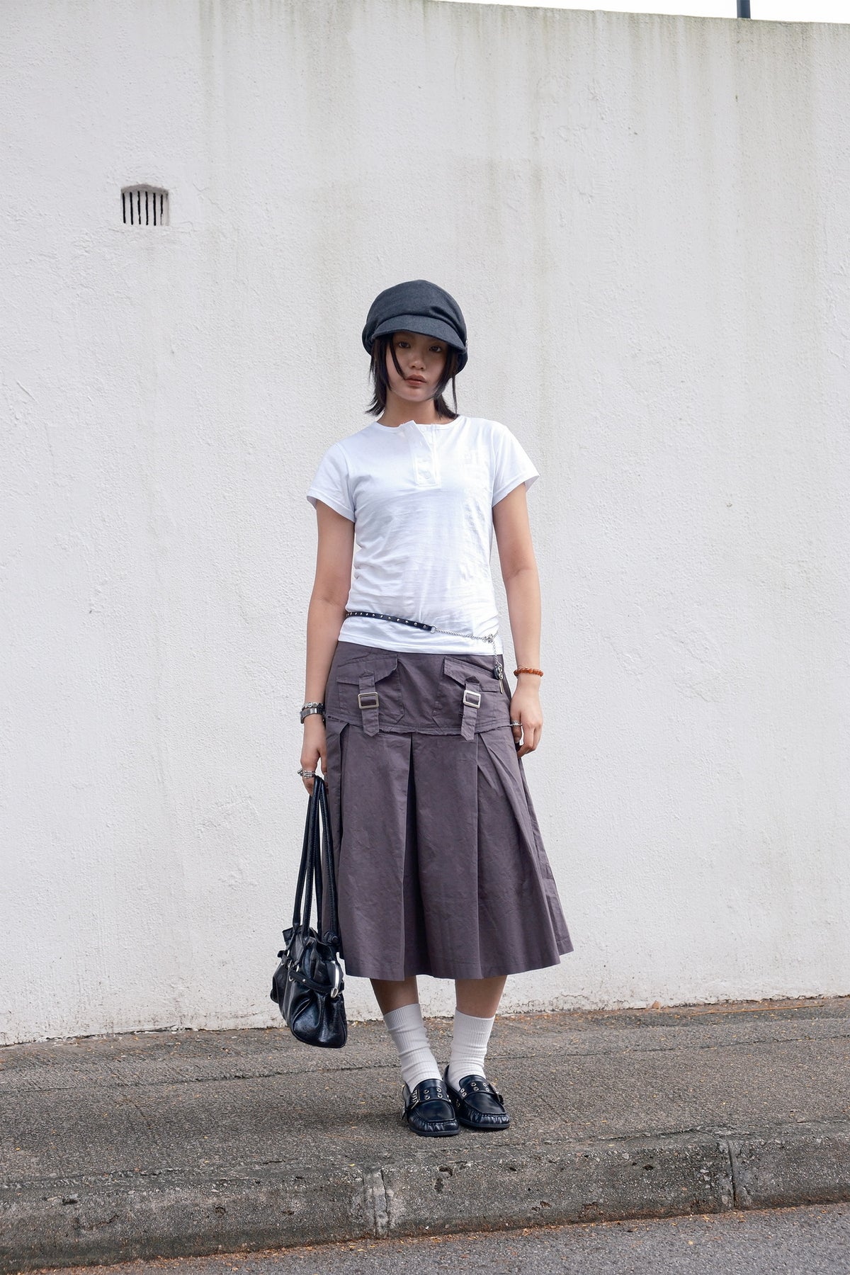 Kussyoung Henley Top (white)