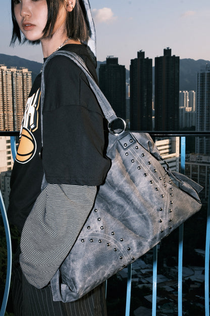 Washed Bohemian Stud Bag