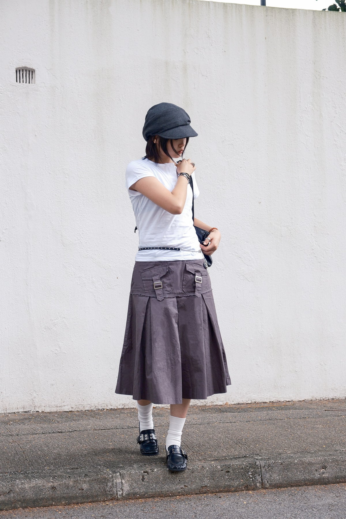 Kurat Pocket Skirt (2colors)