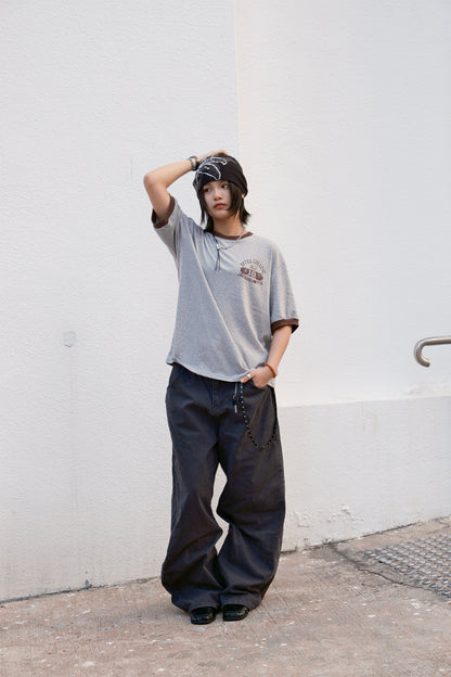 College Ringer Tee (grey)