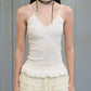 Ruffle Hem Sleeveless (4colors)