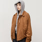 Soft Suede Jacket (Brown)