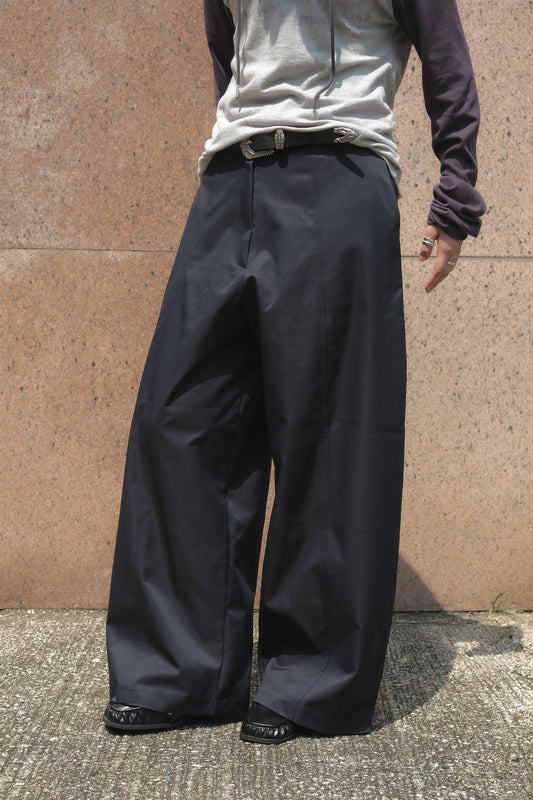 Casey Linen Slack (black blue)