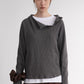 Oblique Button Waffle Hood (5colors)