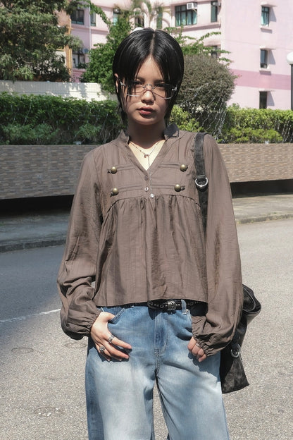 Bohemian Blouse (brown)