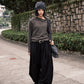 Oblique Button Waffle Hood (5colors)