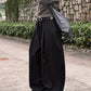 【BEST!!】Drape Stripe Banding Slack (Black)