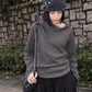 Oblique Button Waffle Hood (5colors)