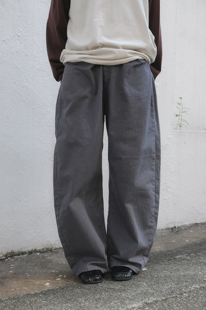 Linen Barrel Jeans (black)