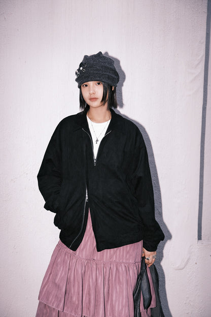 Button Beanie (Ivory)