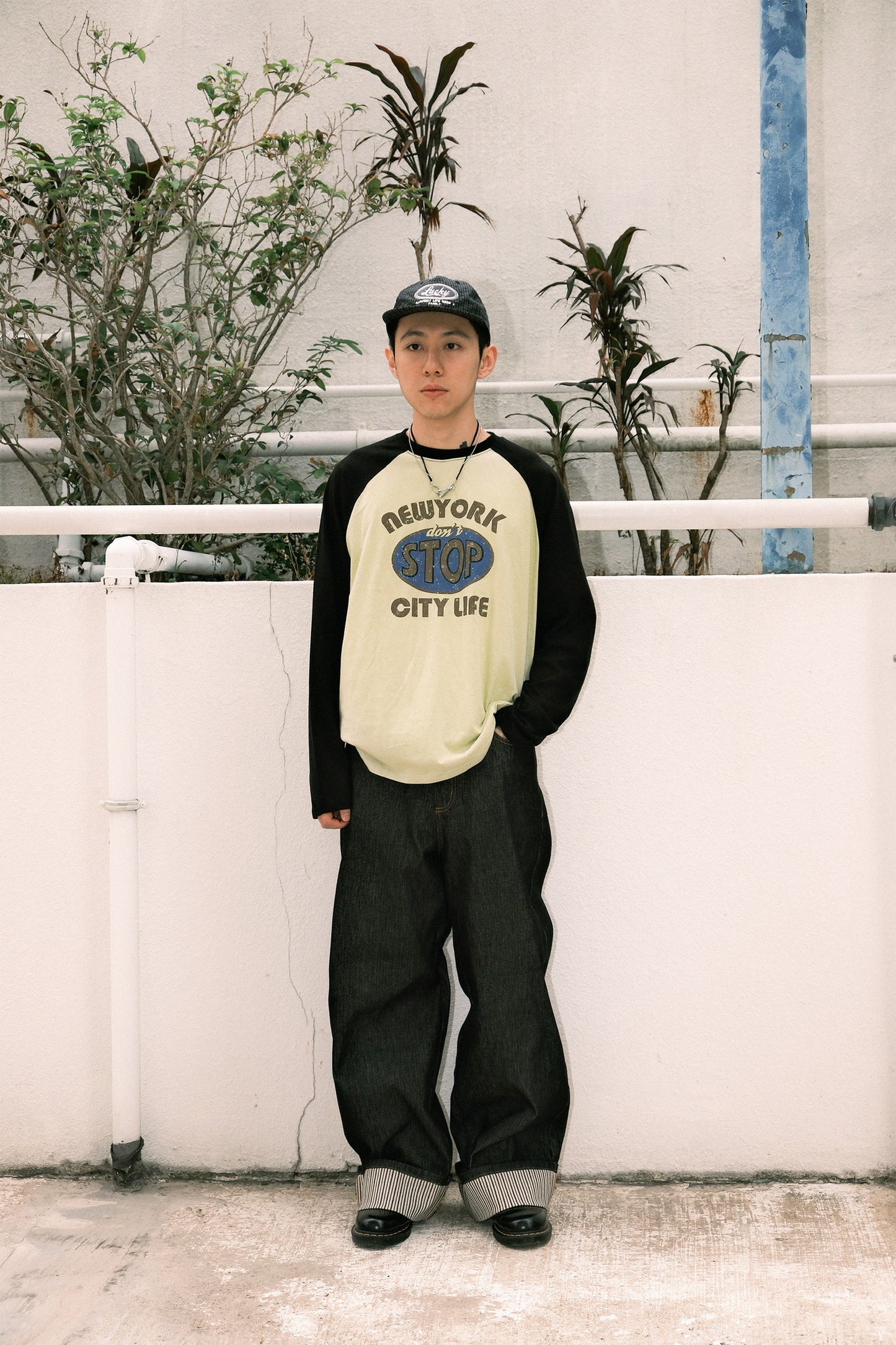 Bowling Roll Up Raw Denim