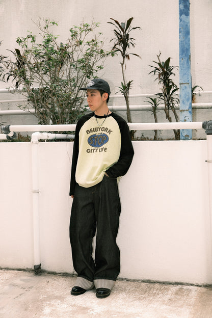 New York Raglan LS (3colors)