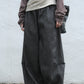 Barrel Pintuck Denim (black)