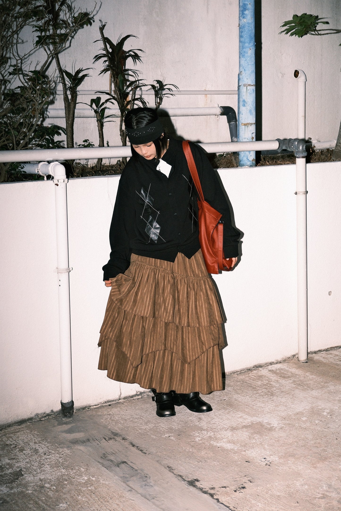 Casey Layered Skirt (Sand)