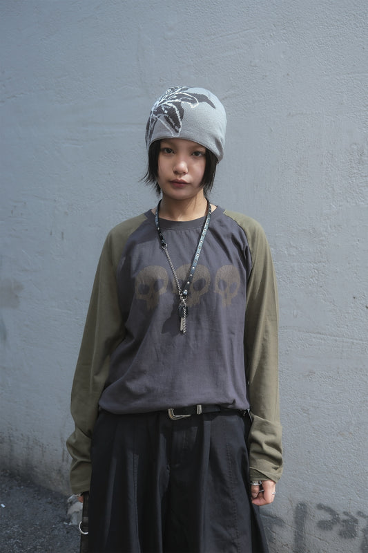 Skeleton Raglan LS (3colors)